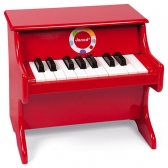 Piano drveni crveni