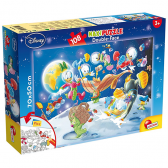 Lisciani Maxi Puzzle 2u1 - Složi i Oboji - Mickey In Space 48298