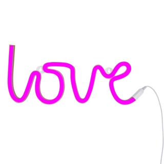 A Little Lovely Company Neonska lampa – Love Pink
