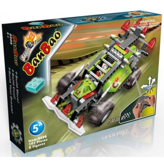 BanBao plastične kocke Trkački automobil Racer 8208