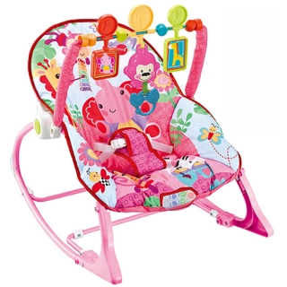 FitchBaby ležaljka za bebe Pink Baby Jungle / do 18 kg