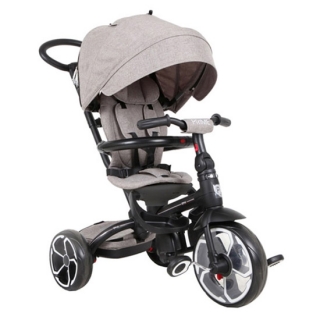 QPlay Tricikl za decu Prime 4u1 Grey