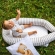 Baby Textil gnezdo za bebe 81x50 cm Piccolino roze