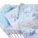 Komplet posteljine za bebe Plavi Zeka