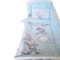 Komplet posteljine za bebe Plavi Zeka