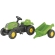 Traktor na pedale za decu sa prikolicom Rolly kid zeleni