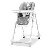 Asalvo stolica za hranjenje Wheels Baby Rabbit Grey 19622