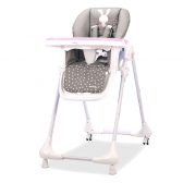 Asalvo stolica za hranjenje Wheels Baby Rabbit Pink 19639