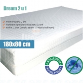 Dušek Dream 2 u 1 - 180x80x20 cm