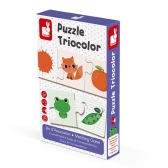 Janod Tricolor Puzzle Igra asocijacija J02709