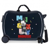Mickey Mouse ABS kofer teget za decu sa 4  točkića (2  dupla točkića)