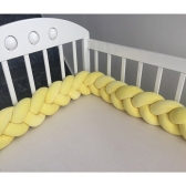 Pletenica za krevetac i dečiji krevet žuta