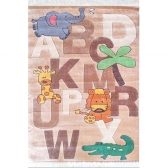Tepih za dečiju sobu Divlje životinje  / 100x140 cm