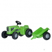 Traktor Rollykiddy Futura sa prikolicom zeleni