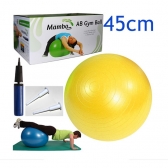 Žuta Lopta za gimnastiku 45 cm MSD, AB Gym Ball
