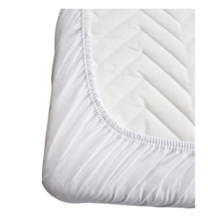 Donji čaršav za krevetac beli žersej 60X120 sa lastihom