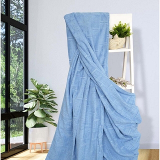 Frotirski Pokrivač I Prekrivač Harmony Plavi