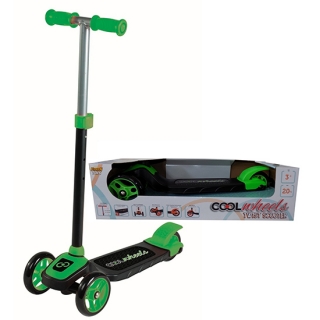 Furkan toys Trotinet Cool Wheels 3 točka Zeleni