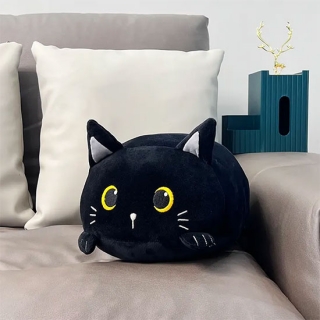 Ukrasni jastuk crna mačka