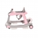 Lorelli dubak i šetalica RIDER 2u1 - Pink & Grey