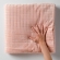 Mekano plišano ćebe karo 140x200 cm - roze